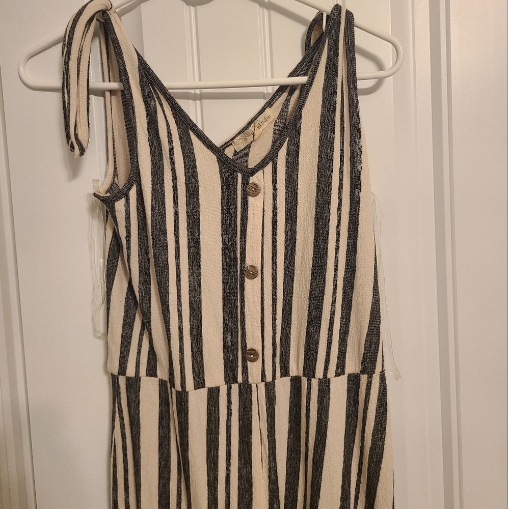 Striped Jumped suit
